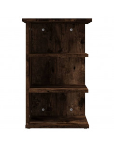 Mobiletto Laterale Rovere Fumo 35x35x55 cm in Legno Multistrato