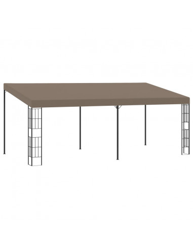 Gazebo a Parete 6x3 m Talpa in Tessuto