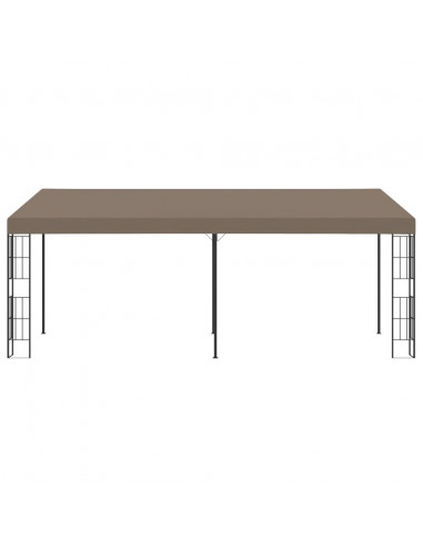 Gazebo a Parete 6x3 m Talpa in Tessuto