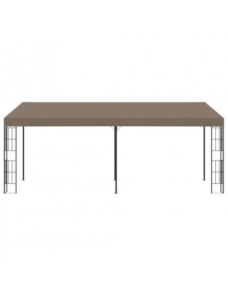 Gazebo a Parete 6x3 m Talpa in Tessuto