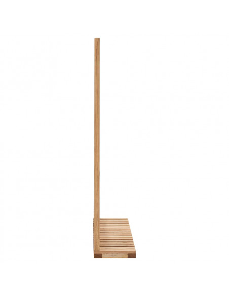 Mobiletto per Lavello con Specchio in Legno Massello di Noce