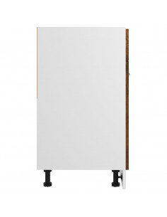 Mobiletto Rovere Fumo 60x46x81,5 cm in Legno Multistrato