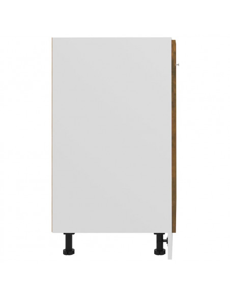 Mobiletto Rovere Fumo 60x46x81,5 cm in Legno Multistrato