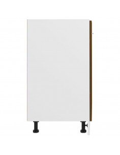 Mobiletto Rovere Marrone 60x46x81,5 cm in Legno Multistrato