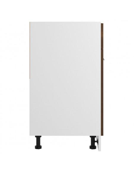 Mobiletto Rovere Marrone 60x46x81,5 cm in Legno Multistrato