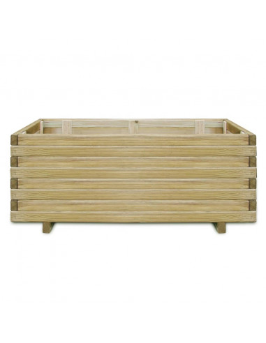 Letto Rialzato 100x50x40 cm in Legno Rettangolare