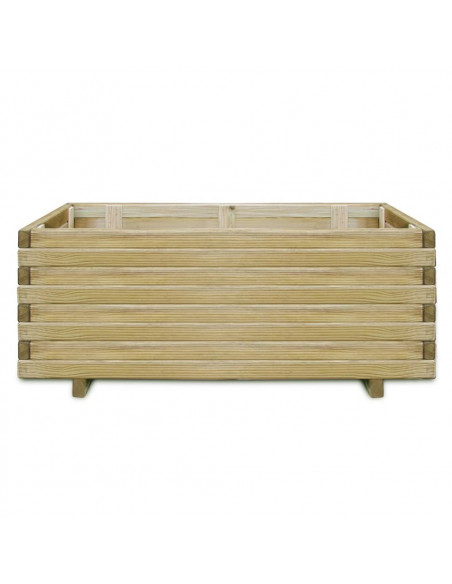 Letto Rialzato 100x50x40 cm in Legno Rettangolare