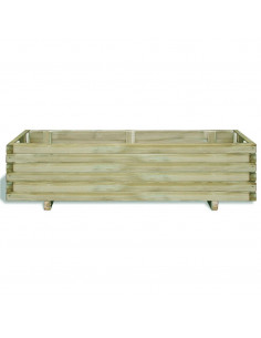 Letto Rialzato 120x40x30 cm in Legno Rettangolare 2