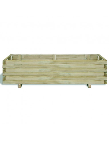 Letto Rialzato 120x40x30 cm in Legno Rettangolare