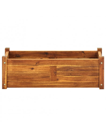Letto Rialzato da Giardino in Legno di Acacia 76x27,6x25 cm