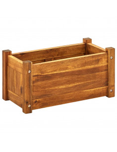 Letto Rialzato da Giardino in Legno di Acacia 50x25x25 cm 2