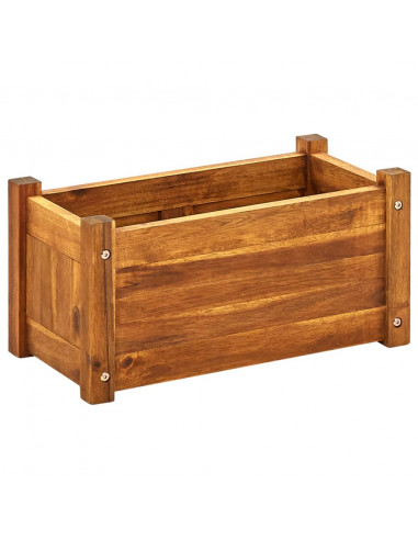 Letto Rialzato da Giardino in Legno di Acacia 50x25x25 cm