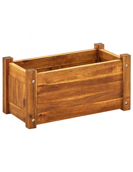 Letto Rialzato da Giardino in Legno di Acacia 50x25x25 cm