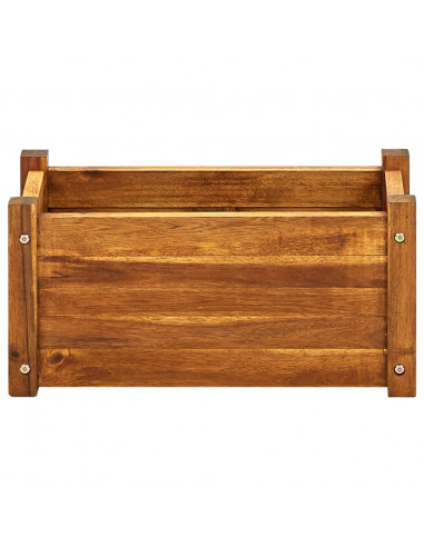 Letto Rialzato da Giardino in Legno di Acacia 50x25x25 cm