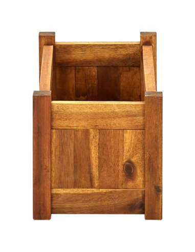 Letto Rialzato da Giardino in Legno di Acacia 50x25x25 cm