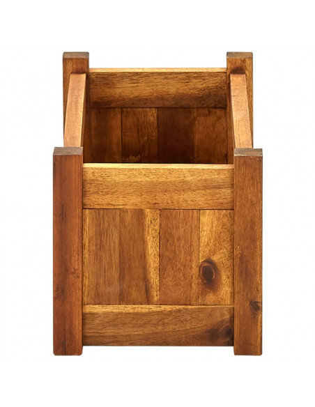 Letto Rialzato da Giardino in Legno di Acacia 50x25x25 cm