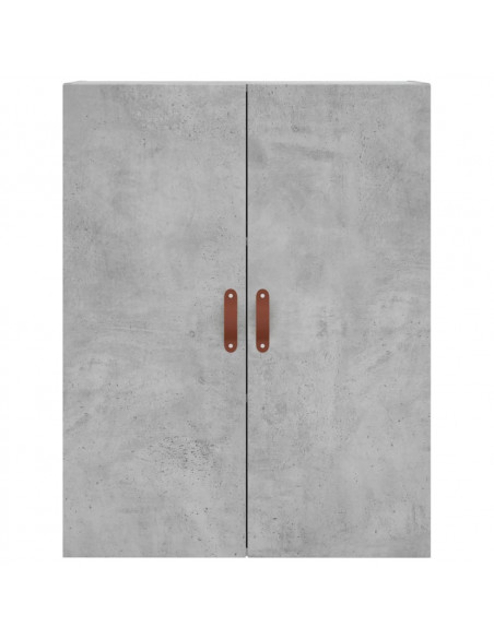 Mobili a Parete 2 pz Grigio Cemento 69,5x34x90 cm