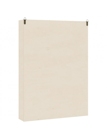 Mobili con Vetrina Parete con 6 Ripiani 40x8,5x55 cm