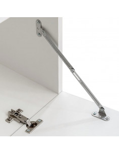 Mobili con Vetrina Parete Unità TV 5 pz con Luci LED Nero