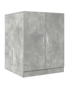 Mobili Lavatrice 2pz Grigio Cemento in Truciolato