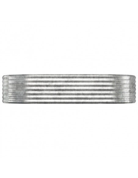 Letto Giardino Acciaio Zincato 175x100x36cm Argento