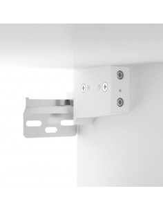 Mobili Parete 2 pz Bianco 60x36,5x35 cm Legno Multistrato