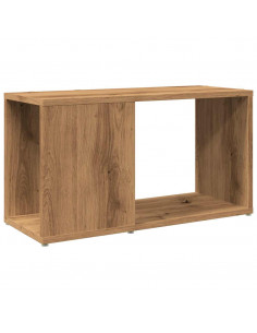Mobile Porta TV Rovere Artigianale 60x24x32 cm in Truciolato 2
