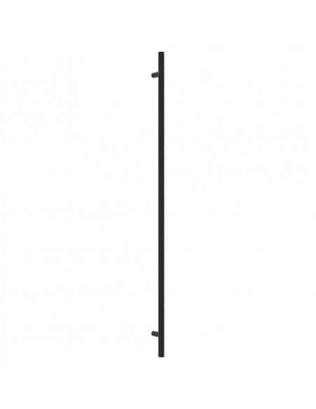 Maniglie per Mobili 10 pz Nere 480 mm in Acciaio Inox