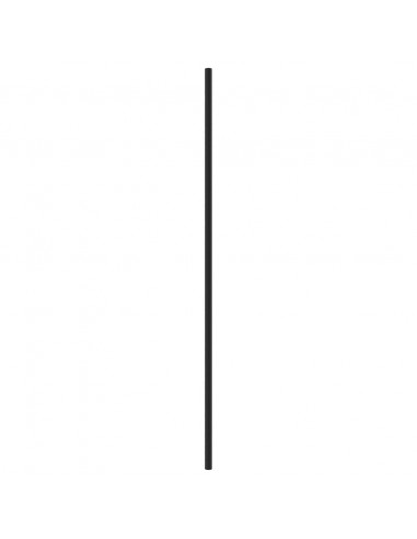 Maniglie per Mobili 10 pz Nere 480 mm in Acciaio Inox