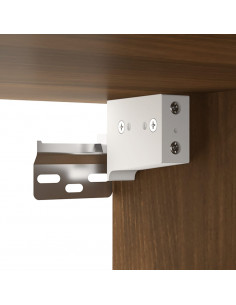 Mobili Parete 2 pz Rovere Marrone 60x36,5x35 cm in Multistrato