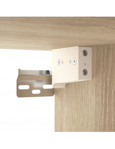 Mobili Pensili 2 pz Rovere Sonoma 68x30x20 cm Legno Multistrato