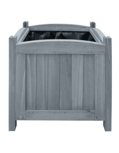 Letti Rialzati da Giardino 2 pz 30x30x30 cm in Legno di Abete