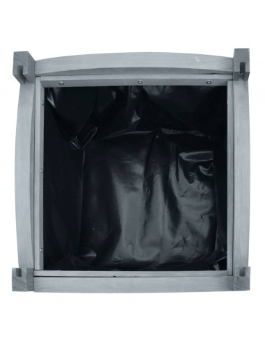 Letti Rialzati da Giardino 2 pz 30x30x30 cm in Legno di Abete