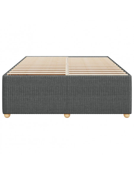 Giroletto senza Materasso Grigio Scuro 140x190 cm Tessuto