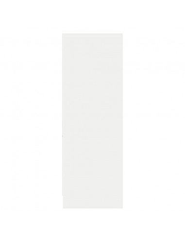 Credenza con LED Bianca 38x34x100 cm in Legno Multistrato