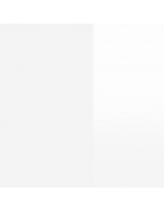 Mobili Porta TV a Parete 2 pz Bianco Lucido 40x34,5x60 cm