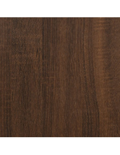 Mobili Porta TV a Parete 2 pz Rovere Marrone 40x34,5x60 cm