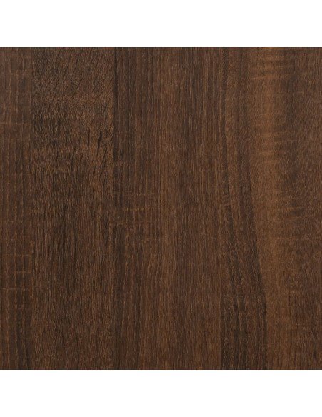 Mobili Porta TV a Parete 2 pz Rovere Marrone 40x34,5x60 cm