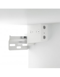 Mobili Porta TV a Parete 3 pz Bianco 80x34,5x40 cm