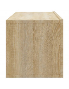 Mobili Porta TV a Parete 4 pz Rovere Sonoma 100x30x30 cm