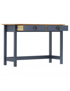 Consolle Hill con 2 Cassetti Grigia 110x45x74 cm Legno Pino 2