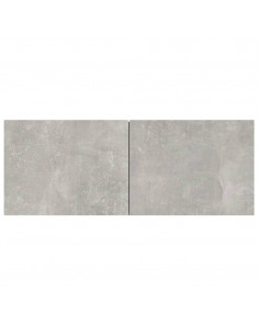 Mobili TV 2 pz Grigio Cemento 80x30x30 cm in Legno Multistrato