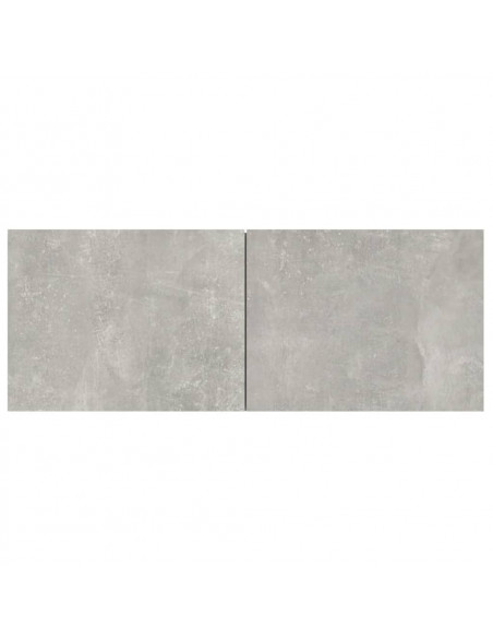 Mobili TV 2 pz Grigio Cemento 80x30x30 cm in Legno Multistrato