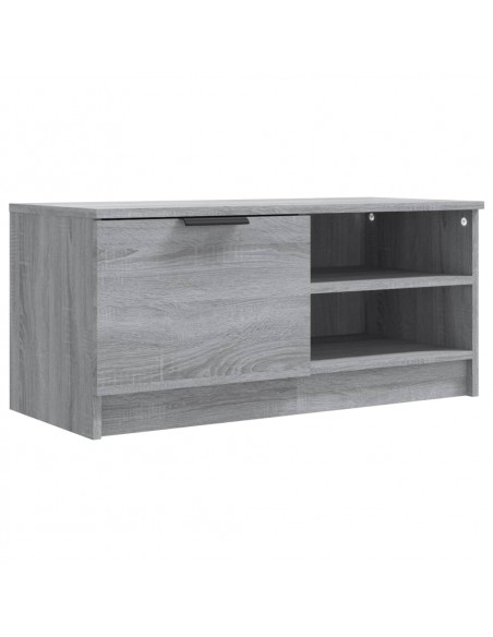 Mobili TV 2 pz Grigio Sonoma 80x35x36,5 cm in Legno Multistrato