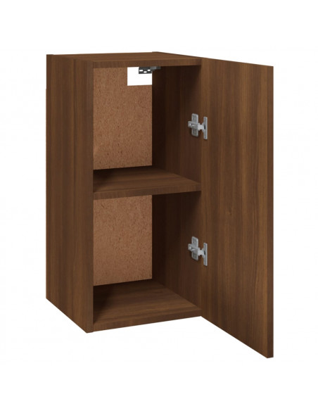 Mobili TV 2 pz Rovere Marrone 30,5x30x60 cm Legno Multistrato