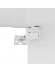 Mobili TV 4 pz Bianchi 80x30x30 cm in Legno Multistrato