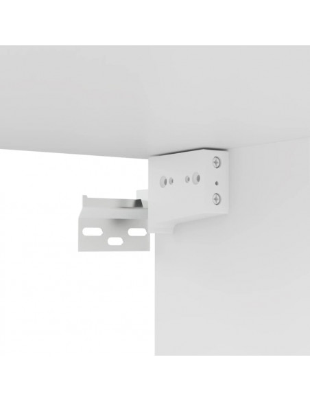 Mobili TV 4 pz Bianchi 80x30x30 cm in Legno Multistrato