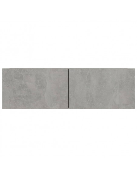 Mobili TV 4 pz Grigio Cemento 100x30x30 cm in Legno Multistrato