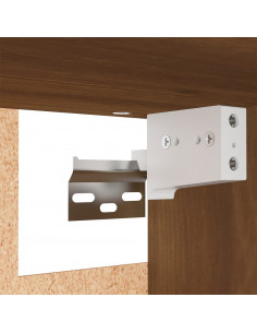 Mobili TV 7 pz Rovere Marrone 30,5x30x60cm in Legno Multistrato