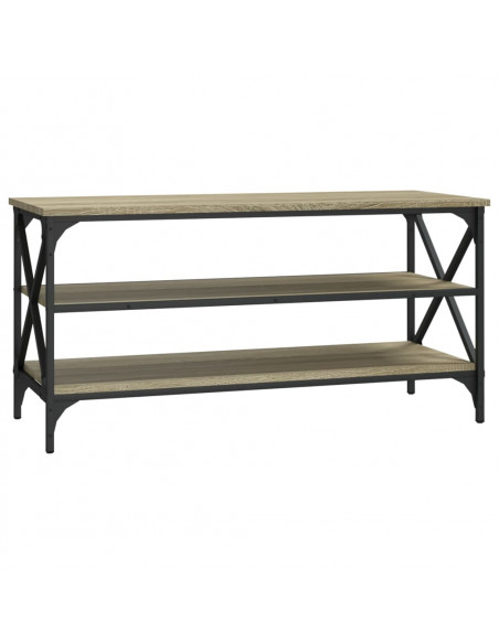 Mobile Porta TV Rovere Sonoma 100x40x50 cm in Legno Multistrato